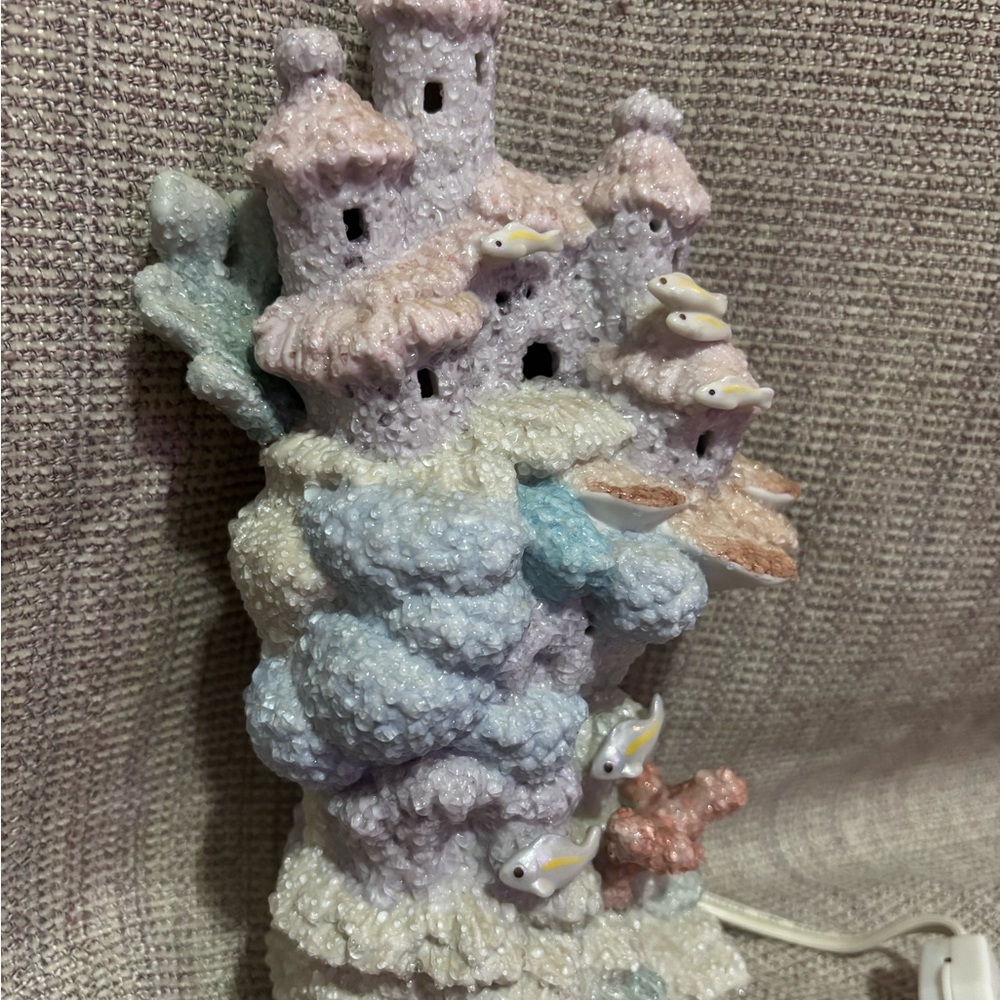 1993 Enesco Coral Castle lights up